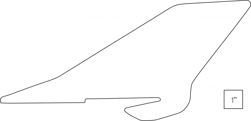 Stryker fin template | Basement R/C