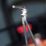 LG solder - close-up