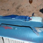 Painting the fuselage blue