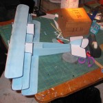 A quick test assembly of the fuse, wings and empennage