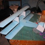 A quick test assembly of the fuse, wings and empennage