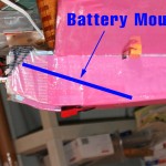 Battery mount position