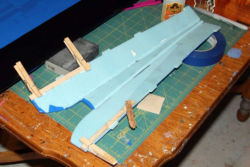 Bracing the fuselage and firewall