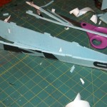Folded fuselage