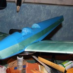 Painted fuse on wing